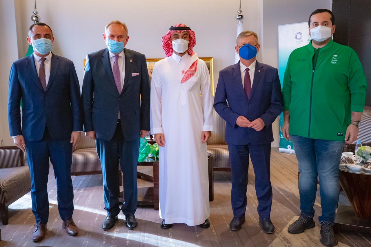 Spotkanie z księciem Arabii Saudyjskiej, w której uczestniczyli przedstawiciele Małopolski, POT oraz PKOL