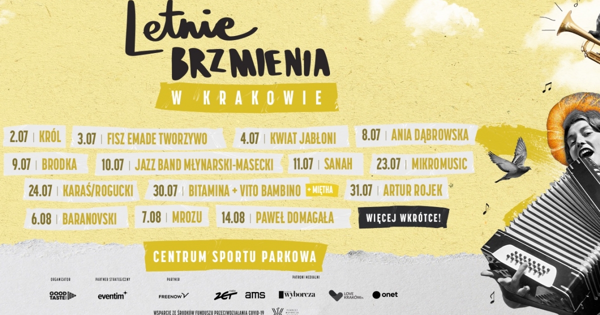 Letnie Brzmienia w Centrum Sportu Parkowa w Krakowie - Aktualności -  LoveKraków.pl