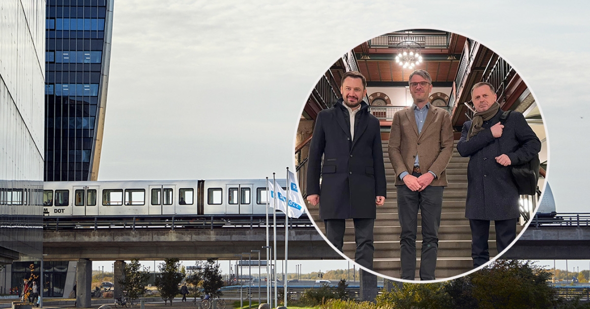 Władze Krakowa podpatrywały w Kopenhadze jak budować metro i integrować go z innymi środkami transportu