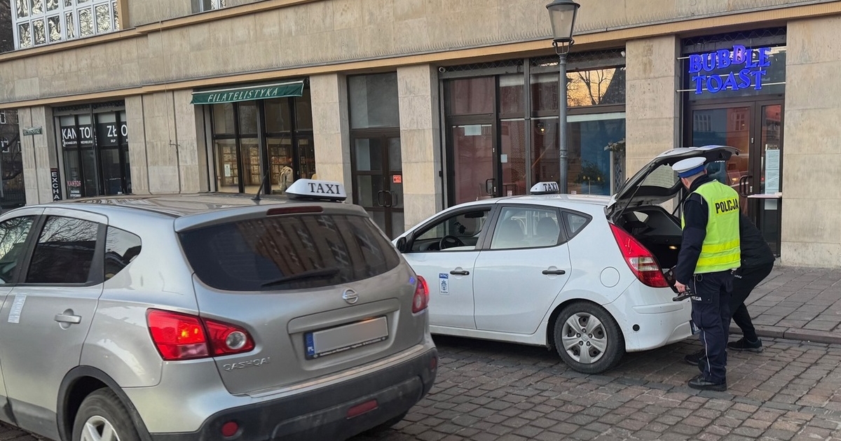 Akcja „Taxi”. Kierowca pod wpływem środków odurzających