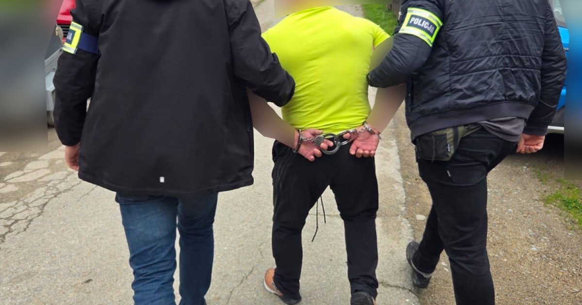Policjanci zatrzymali poszukiwanego krakowskiego pseudokibica