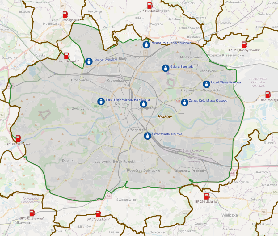 Mapa SCT