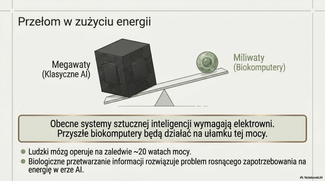 Sztuczny mozg a zapotrzebowanie na energie