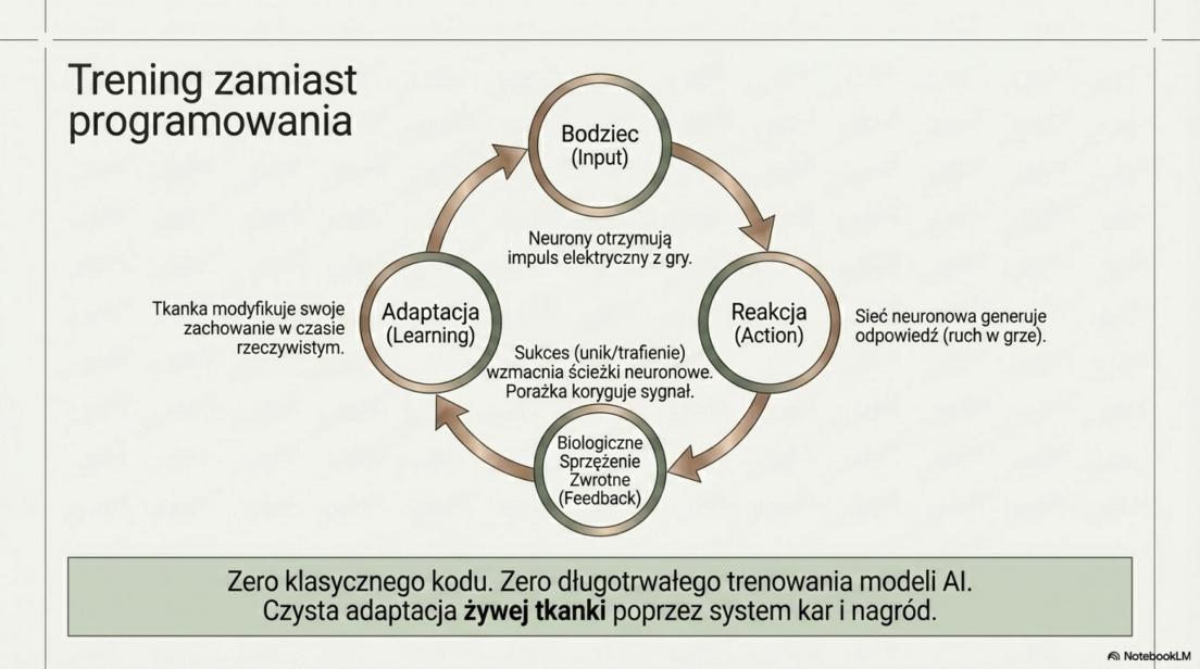 Trening zamiast kodowania w sztucznym mózgu