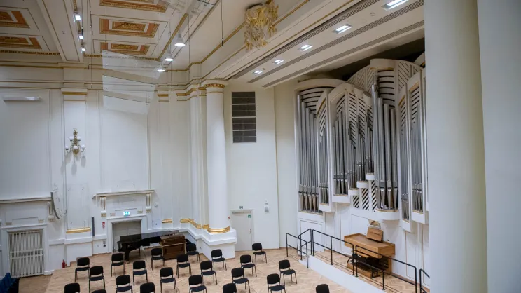 Wnętrze Filharmonii Krakowskiej 
