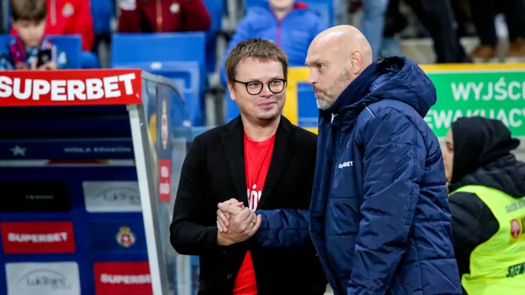 Wisła Kraków. Jarosław Królewski i Mariusz Jop