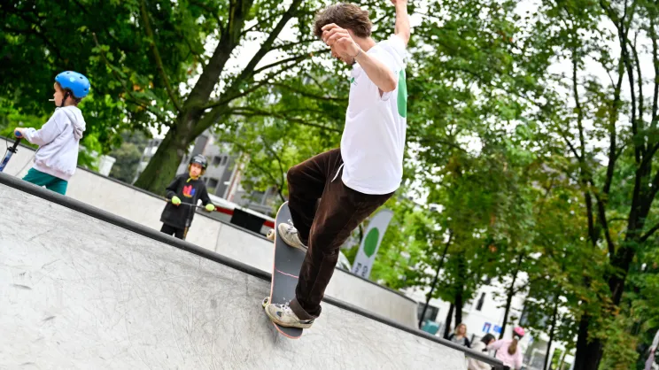 Nowy skatepark w Parku Kleparskim