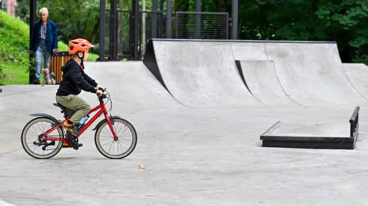 Nowy skatepark w Parku Kleparskim