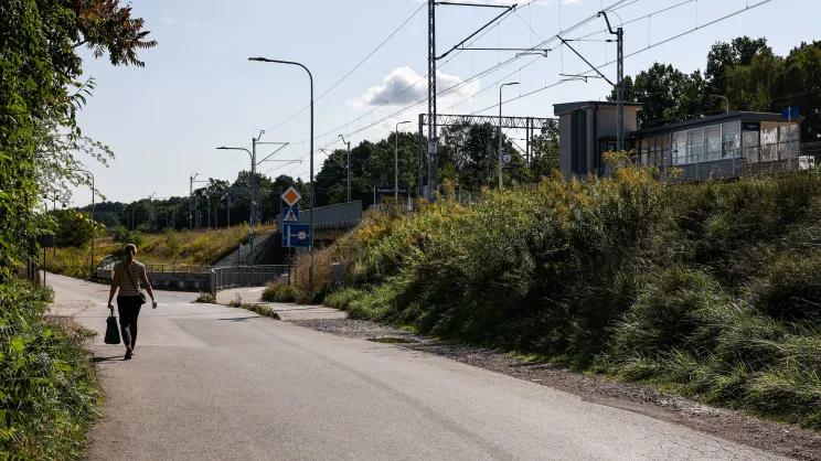 Widok na ulicę Złocieniową
