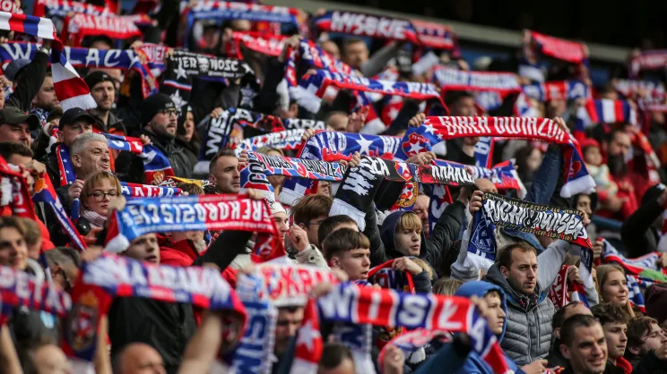 Mecz Wisła Kraków - Stal Rzeszów. Kibice Wisły