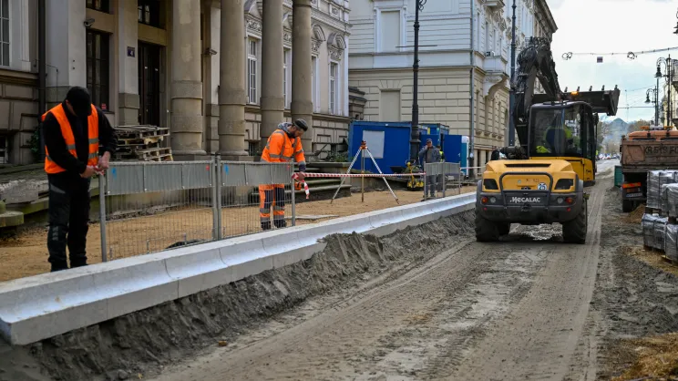 Remont skrzyżowania Straszewskiego i Piłsudskiego