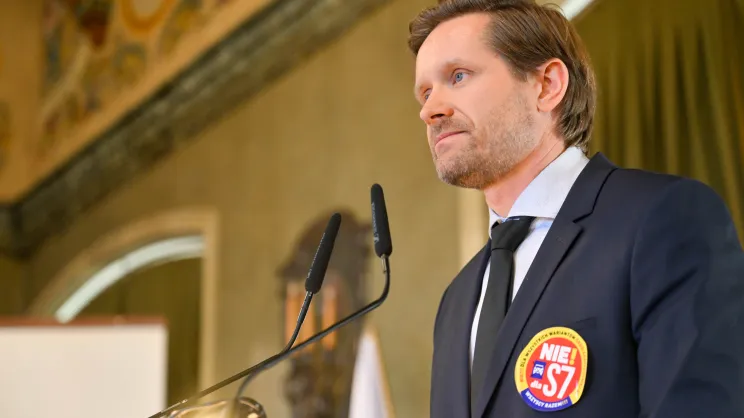 Michał Starobrat, radny klubu Kraków dla Mieszkańców