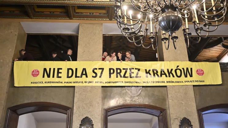 Sesja Rady Miasta Krakowa w sprawie S7 Kraków-Myślenice