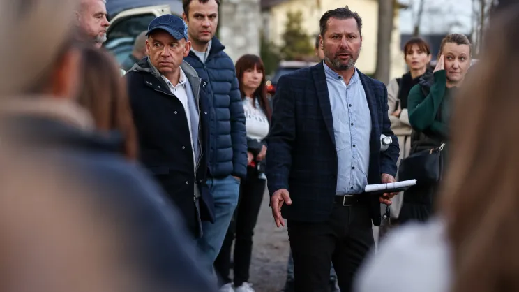Protest mieszkańców przeciwko S7