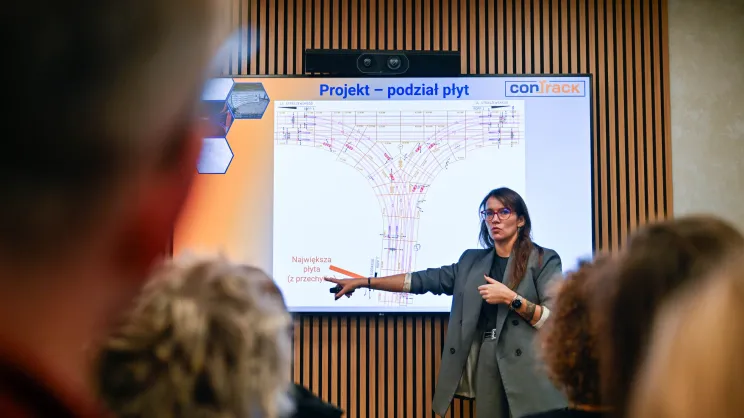 Prezentacja płyt monolitycznych CONTRACK na rozjazd na ul. Straszewskiego