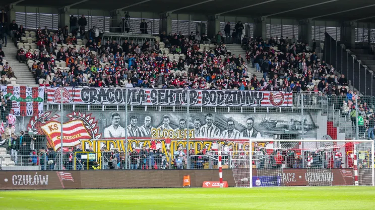 Sektor rodzinny na stadionie Cracovii