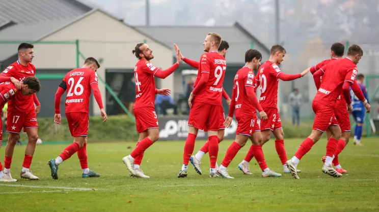 Myślenice. Sparing Wisła Kraków - Odra Opole