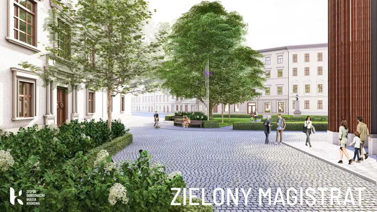 Wizualizacje - plac przed magistratem