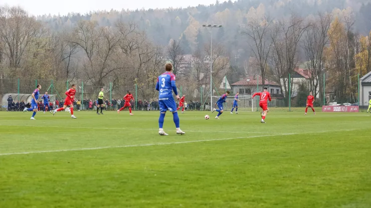 Myślenice. Sparing Wisła Kraków - Odra Opole