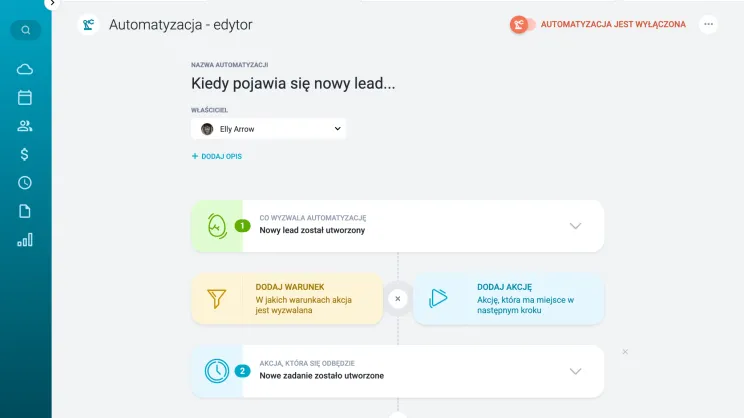 Automatyzacje CRM – tworzenie reguł