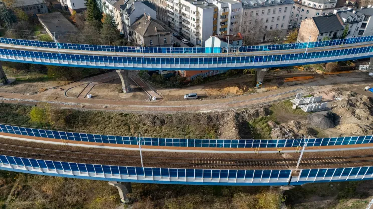 III etap budowy parku Kolejowego