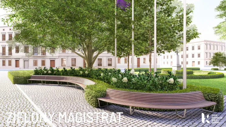 Wizualizacje - plac przed magistratem