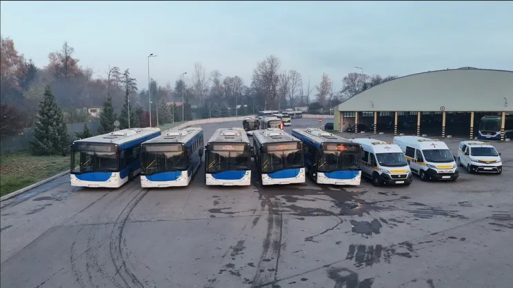 Te autobusy pojechały z Krakowa do Kijowa