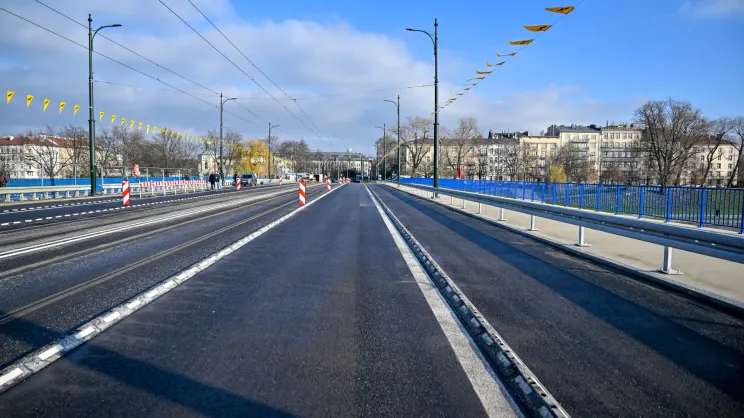 Otwarcie mostu Grunwaldzkiego po remoncie dla samochodów