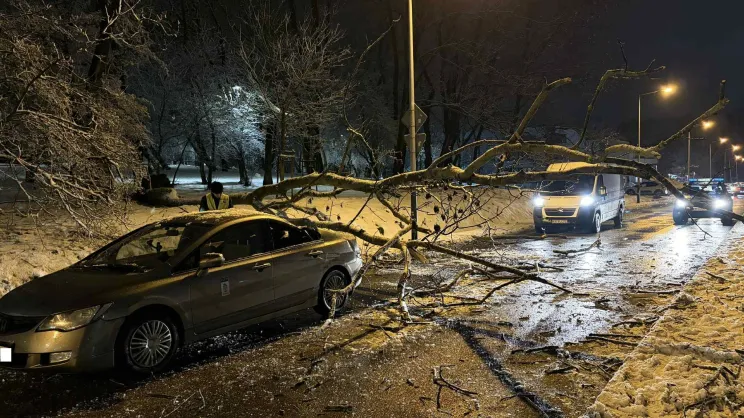Niebezpiecznie zdarzenie przy ul. Krygowskiego
