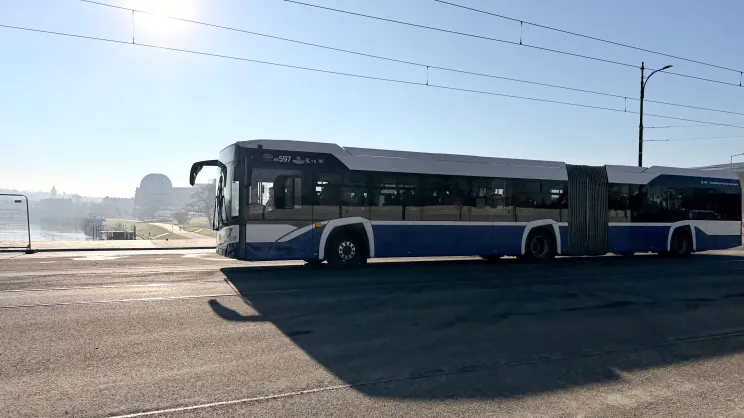 Autobusy zastępcze na Moście Grunwaldzkim