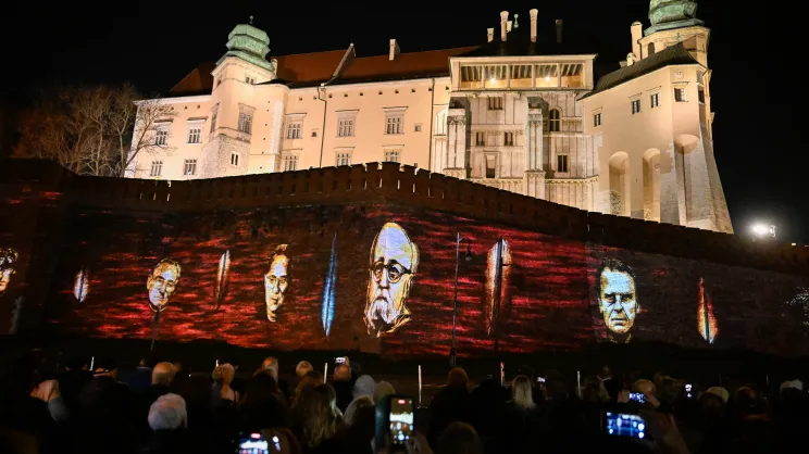 Mapping na Wawelu z okazji 1000 lecia Królestwa Polskiego