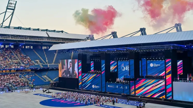 Otwarcie III Igrzysk Europejskich na stadionie Wisły