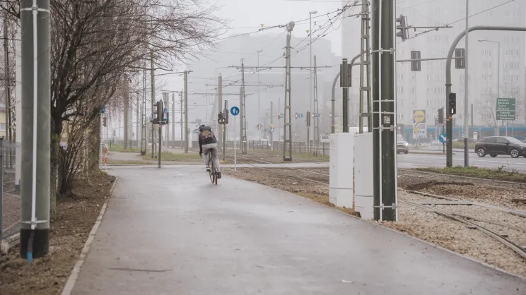 Efekty rowerowej inwestycji przy ul. Brożka