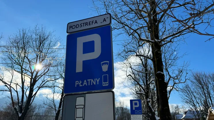 Strefa płatnego parkowania w Zakopanem