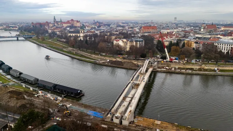 Budowa kładki pieszo-rowerowej pomiędzy Kazimierzem a Ludwinowem