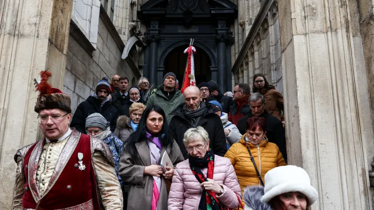 Ingres kardynała Grzegorza Rysia na Wawelu
