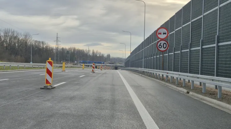 Odcinek drogi S7 między węzłami Nowa Huta i Grębałów