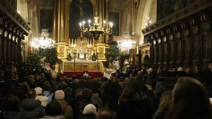 Pasterka w katedrze na Wawelu 25.12.2025 r.