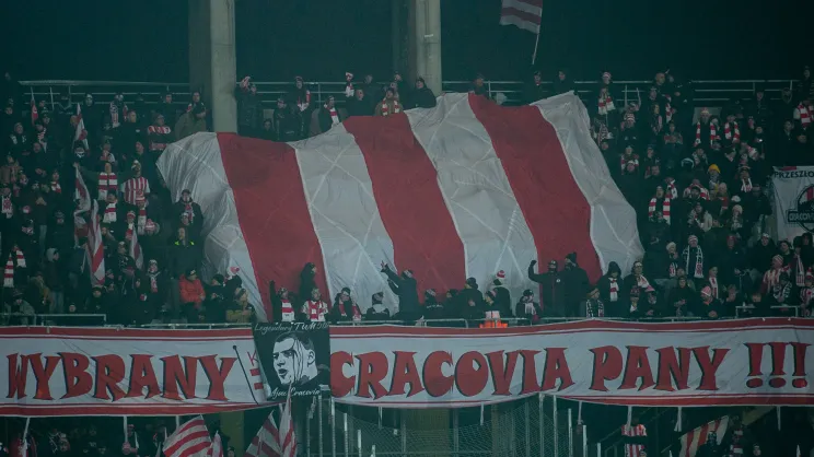 Kibice Cracovii w Kielcach