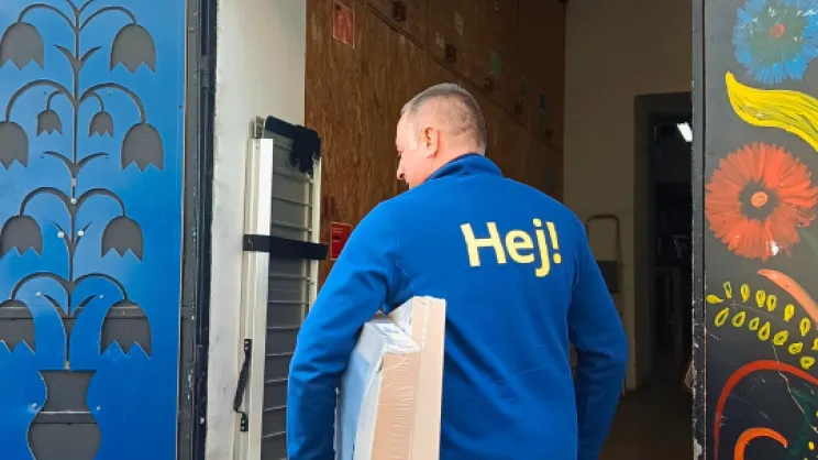 Wolontariusz krakowskiego sklepu Ikea