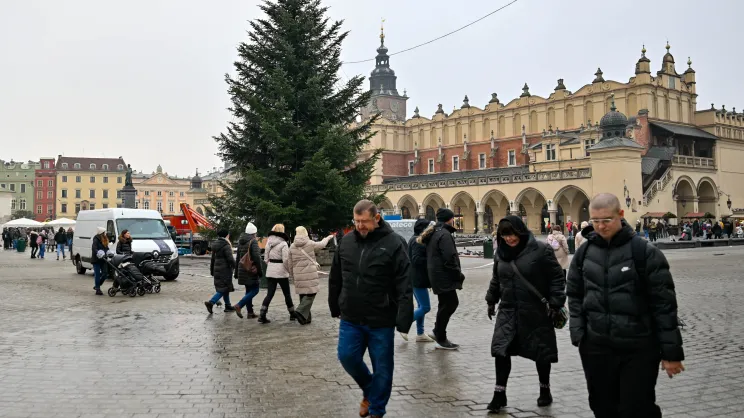 Choinka na Rynku Głównym