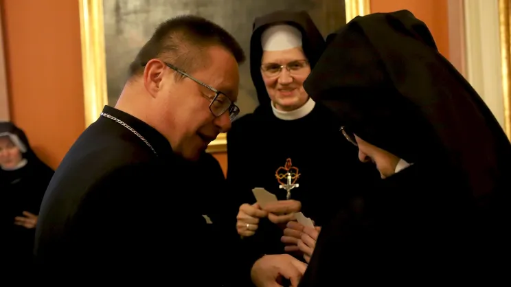 Opłatki sióstr zakonnych z kard. Grzegorzem Rysiem