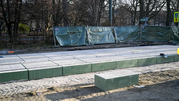 Remont torowiska i skrzyżowania na ul. Straszewskiego i Piłsudskiego