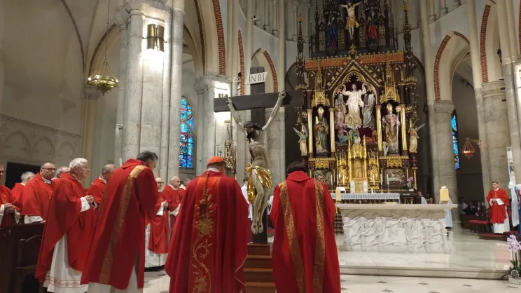 Pożegnanie kard. Grzegorza Rysia