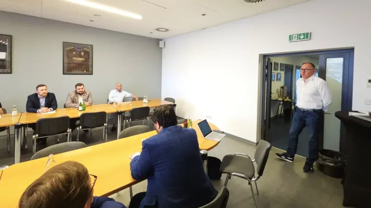 Spotkanie przedstawicieli Garbarni i miasta w czerwcu 2025