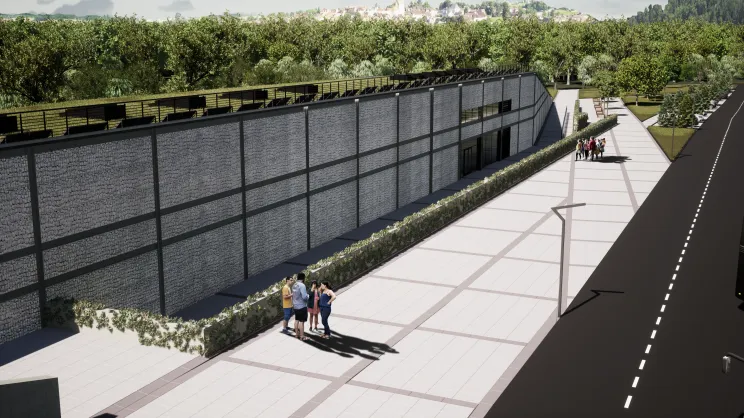 Memoriał Muzeum KL Plaszow wizualizacja 