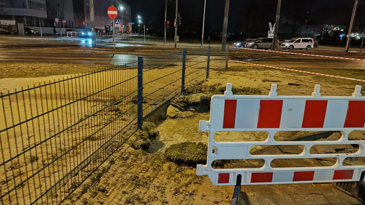 Awaria sieci wodociągowej
