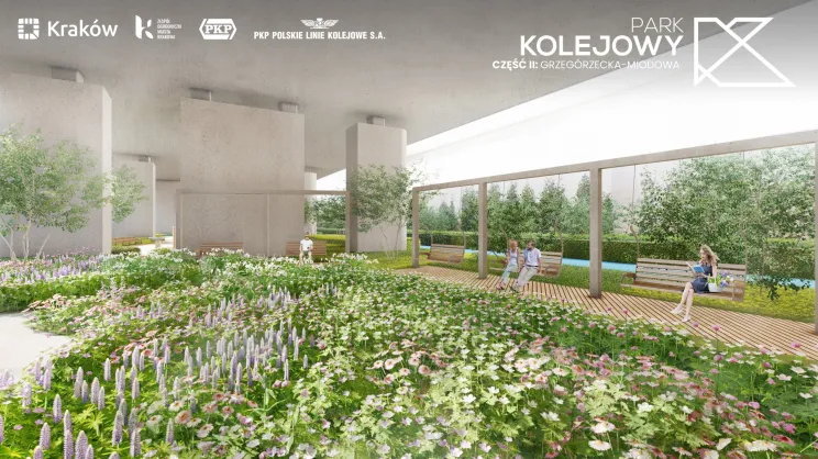 Projekt II etapu Parku Kolejowego na odcinku od ul. Grzegórzeckiej do ul. Miodowej
