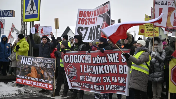 Protest przeciwko S7, Głogoczów