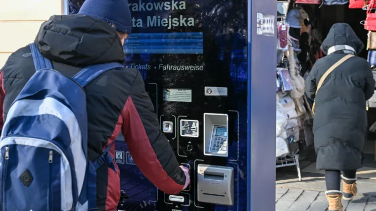 Automat biletowy KMK
